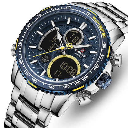 RELOJ NAVIFORCE - SILVER | SKU: NAV-20 - CLOCK-PERU