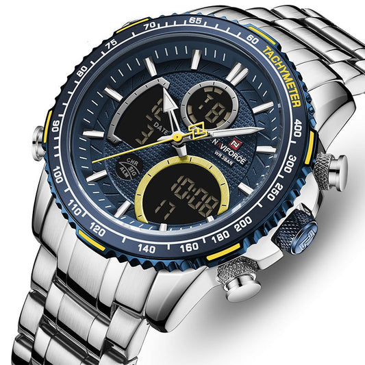 RELOJ NAVIFORCE - SILVER | SKU: NAV-20 - CLOCK-PERU