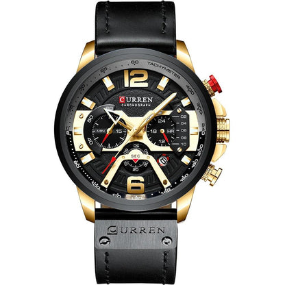 RELOJ CURREN - ELEGANTE NEGRO | SKU: CUR-29 - CLOCK-PERU