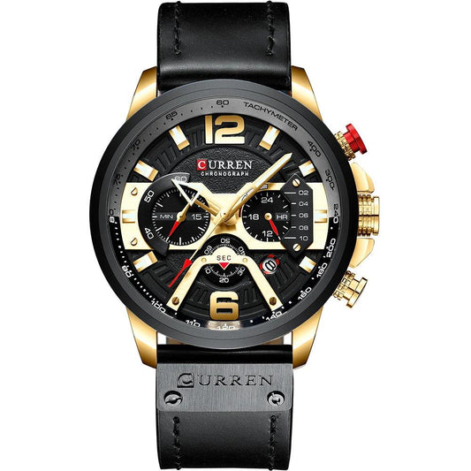 RELOJ CURREN - ELEGANTE NEGRO | SKU: CUR-29 - CLOCK-PERU
