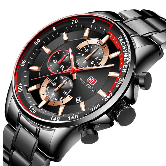 RELOJ MINIFOCUS - ACERO ELEGANTE | SKU: MIN-13