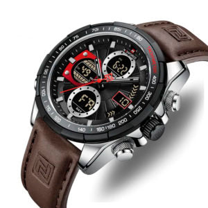 RELOJ NAVIFORCE ORIGINAL NF9197L MOVIMIENTO JAPONÉS MARRON | SKU: NAV-151