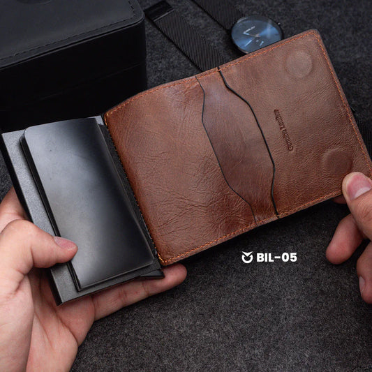 BILLETERAS CUERO-SMART PARA HOMBRE | SKU: BIL-05 | BIL-06 | BIL-07 | BIL-08