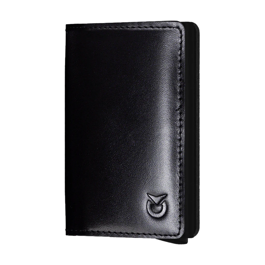 BILLETERA CUERO-SMART NEGRO OSCURO PARA HOMBRE | SKU: BIL-06