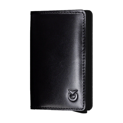 BILLETERA CUERO-SMART NEGRO OSCURO PARA HOMBRE | SKU: BIL-06