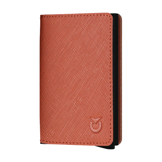 BILLETERA CUERO-SMART MARRON CLARO PARA HOMBRE | SKU: BIL-08