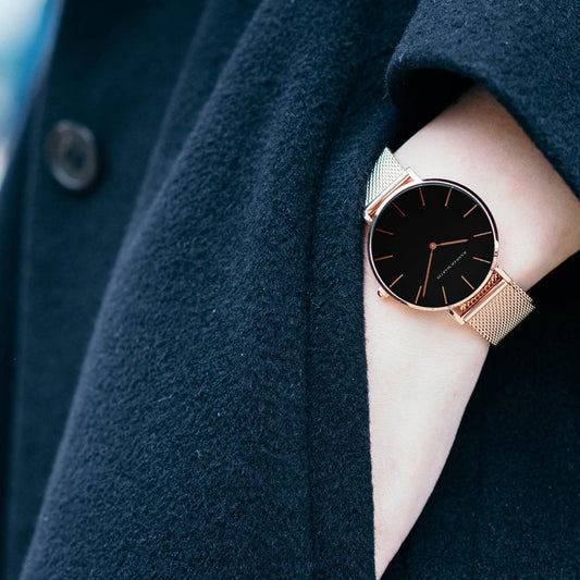 RELOJ HANNAH MARTIN - ORO CASUAL | SKU: HAN-2