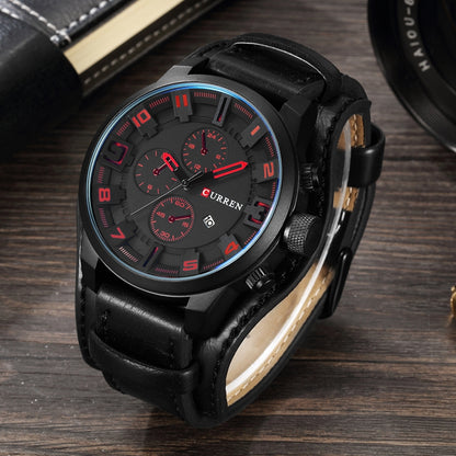 RELOJ CURREN ORIGINAL - CASUAL MARRON - NEGRO 8225 | CUR-14, CUR-15, CUR-16, CUR-17