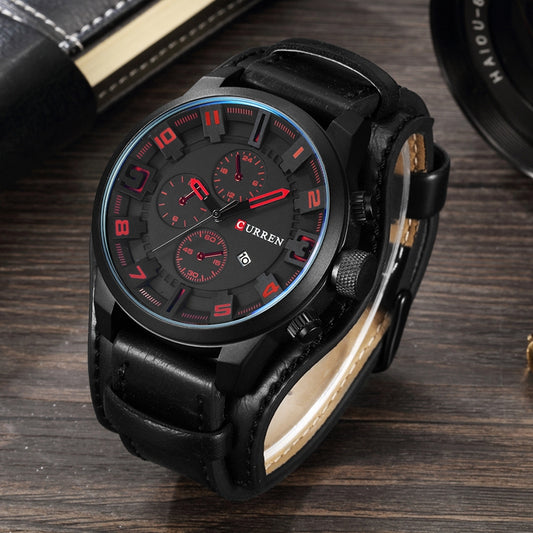 RELOJ CURREN ORIGINAL - CASUAL MARRON - NEGRO 8225 | CUR-14, CUR-15, CUR-16, CUR-17