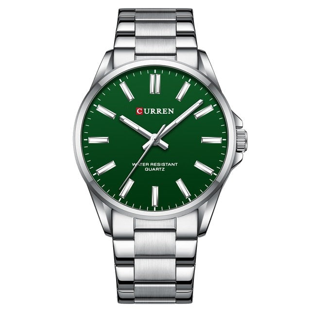 RELOJ CURREN BLANCO Y VERDE  | SKU: CUR-103