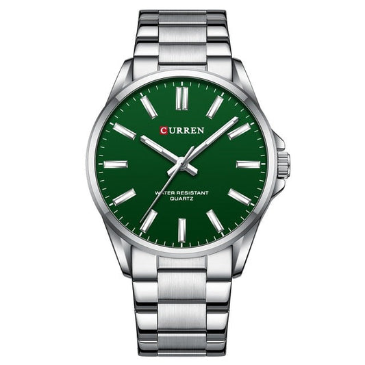 RELOJ CURREN BLANCO Y VERDE  | SKU: CUR-103