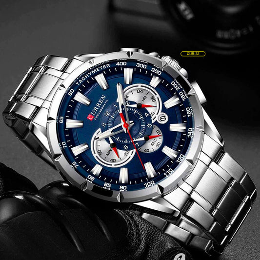 RELOJ CURREN ORIGINAL - ELEGANTE - NEGRO - PLATEADO - AZUL 8363 | CUR-31 I CUR-32 I CUR-33 I CUR-75