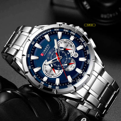 RELOJ CURREN ORIGINAL - ELEGANTE - NEGRO - PLATEADO - AZUL 8363 | CUR-31 I CUR-32 I CUR-33 I CUR-75