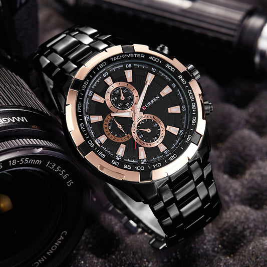RELOJ CURREN - ULTRA DE ACERO | SKU: CUR-24 - CLOCK-PERU