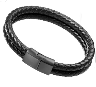 BRAZALETE TRENZADA ONIX | BRA-29