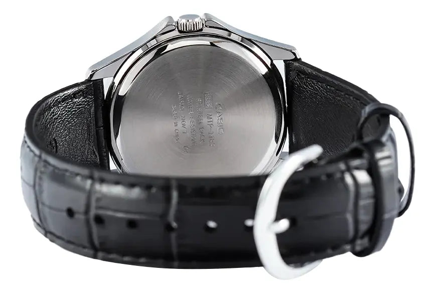 RELOJ CASIO ORIGINAL ANALÓGICO MTP-1183E-7ADF NEGRO | CAS-109