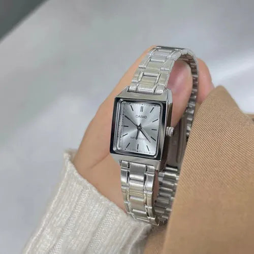 RELOJES CASIO ORIGINAL LTP-V007D-7E PLATEADO | CAS-285