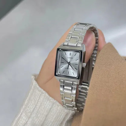 RELOJES CASIO ORIGINAL LTP-V007D-7E PLATEADO | CAS-285