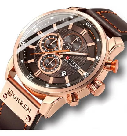 RELOJ CURREN ORIGINAL  - CASUAL MARRÓN | SKU: CUR-101