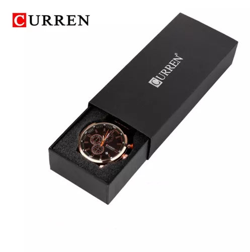 RELOJ CURREN ORIGINAL  - CASUAL MARRÓN | SKU: CUR-101