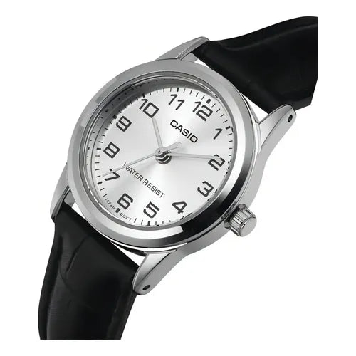 RELOJ CASIO ORIGINAL ANALÓGICO LTP-V001L-7BUDF NEGRO | CAS-204