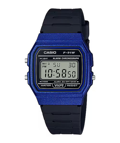 F-91WM-2A | RELOJ CASIO AZUL ORIGINAL