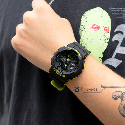 RELOJ G-SHOCK - DEPORTIVO NEGRO GA-110 | G-S-29