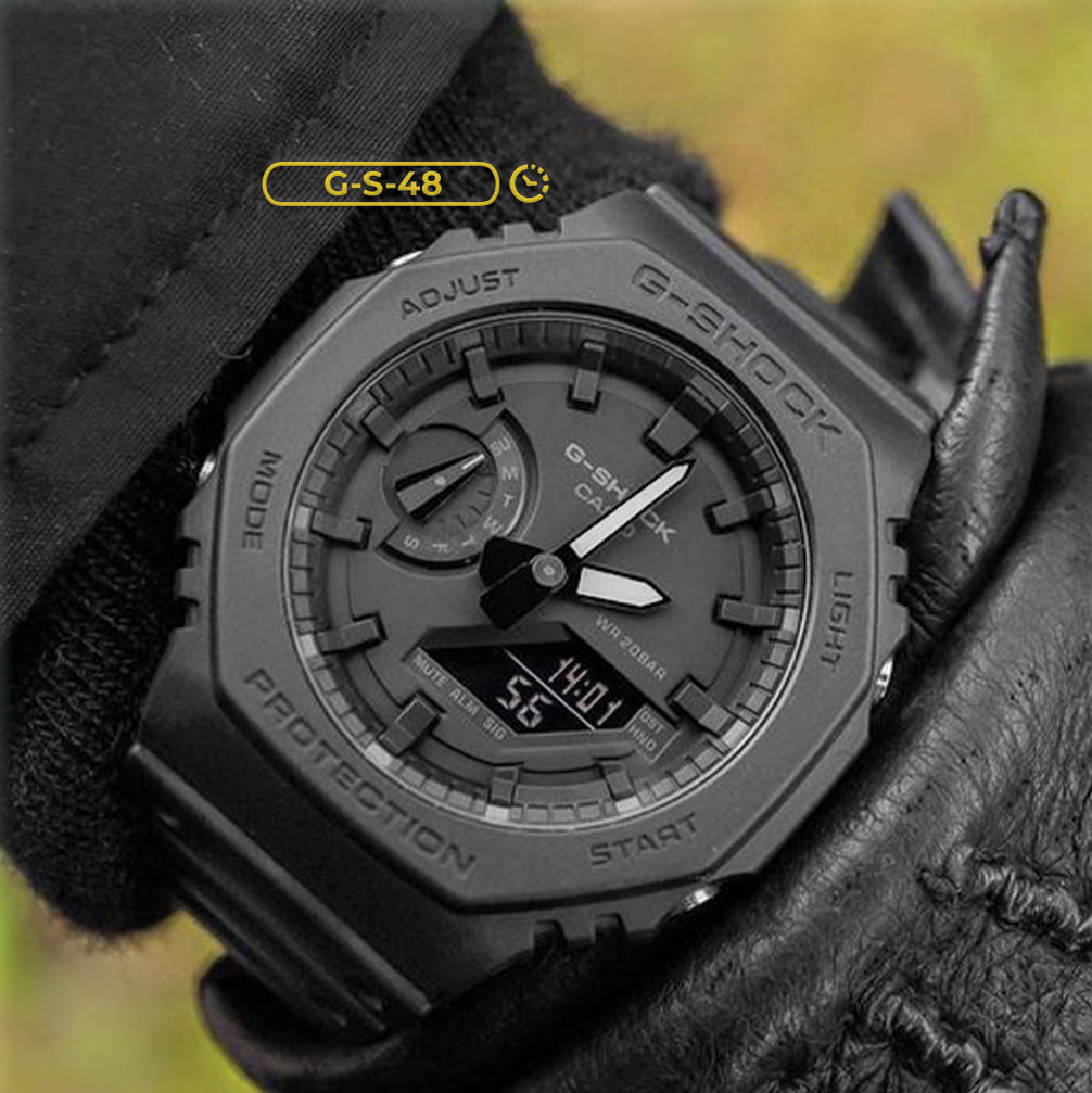 RELOJ G-SHOCK DEPORTIVO NEGRO GA-2100 - OAK | G-S-48