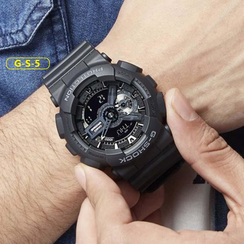 RELOJ G-SHOCK - DEPORTIVO NEGRO GA-110 | G-S-5
