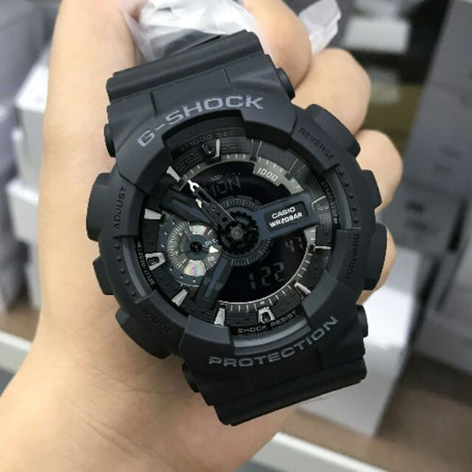 RELOJ G-SHOCK - DEPORTIVO NEGRO GA-110 | G-S-5