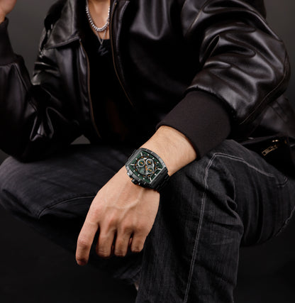 RELOJ NAVIFORCE ORIGINAL ACERO TIPO RM ACERO NEGRO | SKU: NAV-128