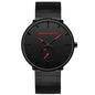 RELOJ HANNAH MARTIN ORIGINAL NEGRO ROJO | HAN-65