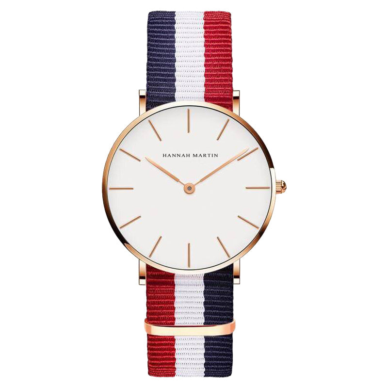 RELOJ HANNAH MARTIN MUJER - ROJO AZUL | SKU: HAN-14