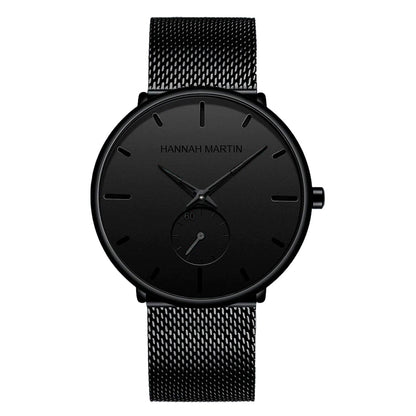 RELOJ HANNAH MARTIN MATE NEGRO CRIMINAL | SKU: HAN-27