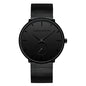 RELOJ HANNAH MARTIN ELEGANTE NEGRO MATE | SKU: HAN-27 HAN-28