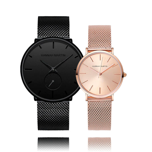 RELOJ PARA PAREJA: "MATE CLASSIC" | SKU: HAN-27/29