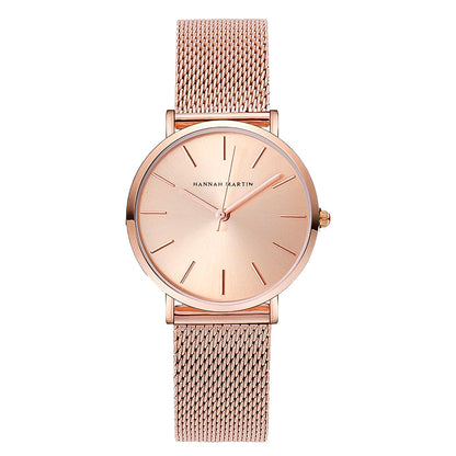 RELOJ HANNAH MARTIN MATE ROSA CLASSY | SKU: HAN-29