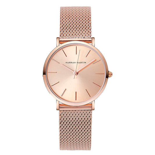 RELOJ HANNAH MARTIN MATE ROSA CLASSY | SKU: HAN-29