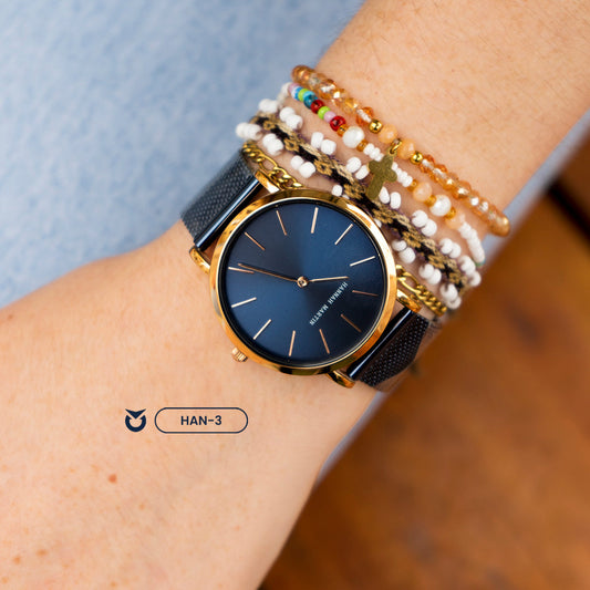 RELOJ HANNAH MARTIN - AZUL CASUAL | SKU: HAN-3