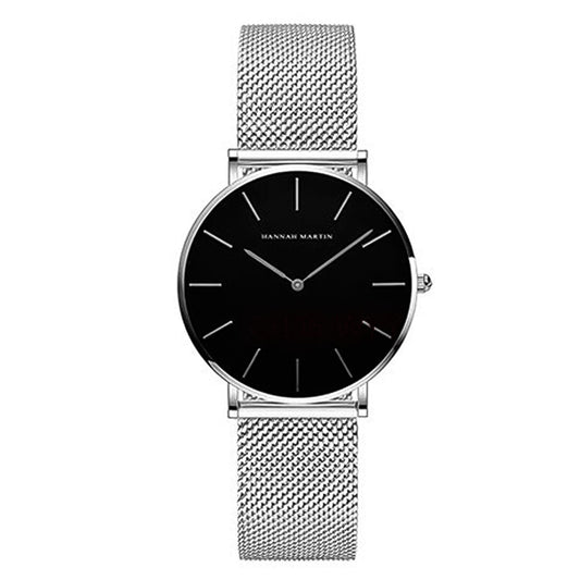 RELOJ HANNAH MARTIN - PLATEADO CASUAL | SKU: HAN-36