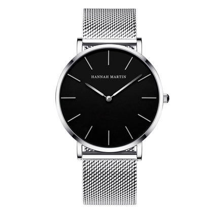 RELOJ HANNAH MARTIN - BIG CLASSY GREY | SKU: HAN-43