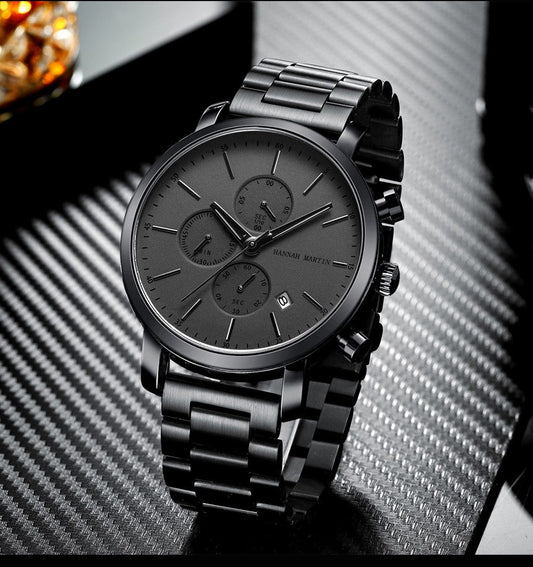 RELOJ HANNAH MARTIN ORIGINAL - BLACK COMPLETO | SKU: HAN-61
