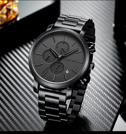 RELOJ HANNAH MARTIN - NEGRO TURQUESA | HAN-7 | HAN-61