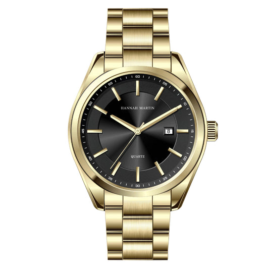 RELOJ ORIGINAL HANNAH MARTIN - ELEGANTE Y CASUAL - DORADO | HAN-95