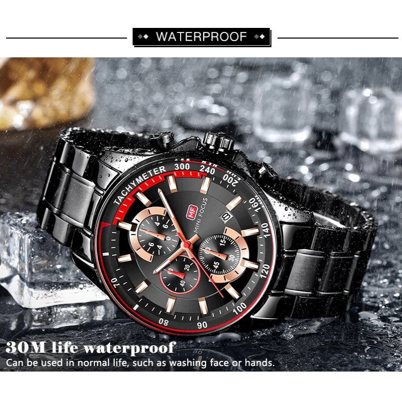 RELOJ MINIFOCUS - ACERO ELEGANTE | SKU: MIN-13