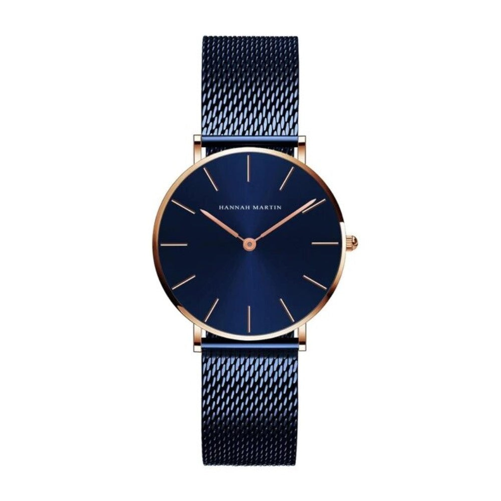 RELOJ HANNAH MARTIN - AZUL CASUAL | SKU: HAN-3
