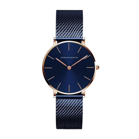 RELOJ HANNAH MARTIN - AZUL CASUAL | SKU: HAN-3