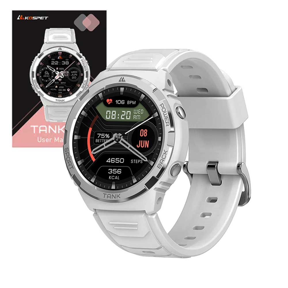 RELOJ INTELIGENTE MUJER KOSPET TANK S1 I RESISTENCIA 5ATM CERTIFICACION STD MIL
