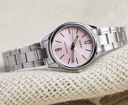 RELOJES CASIO ORIGINAL MUJERLTP-V005D-4B PLATEADO | CAS-282