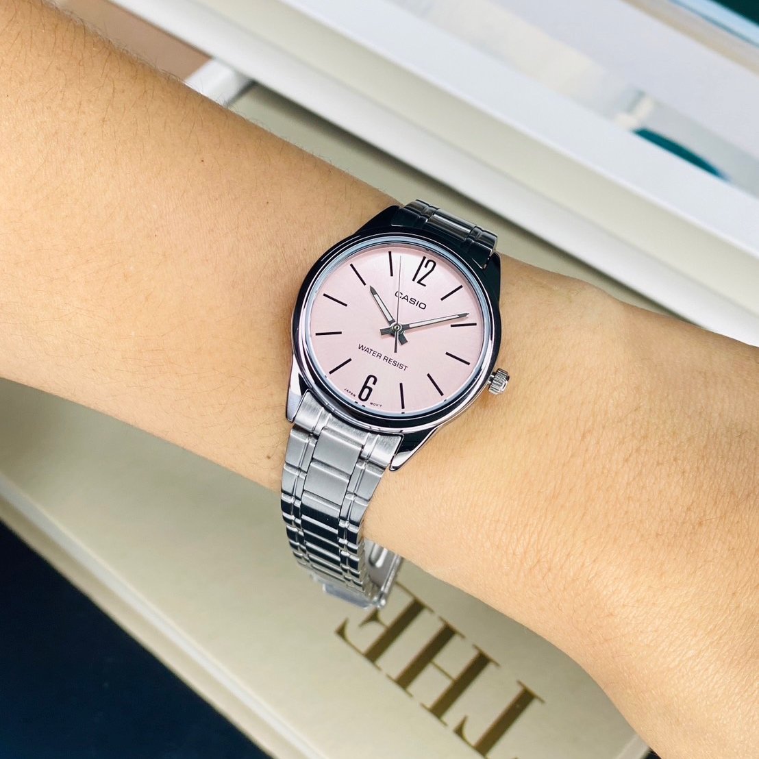 RELOJES CASIO ORIGINAL MUJERLTP-V005D-4B PLATEADO | CAS-282